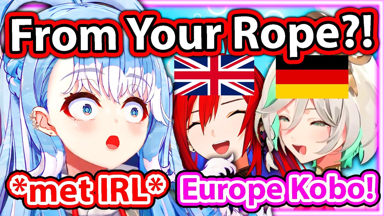 When Kobo Met Cecilia IRL and Found Out She is From Europe 【Hololive】