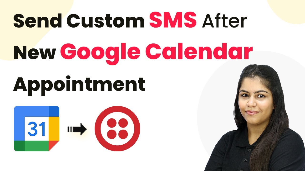 How to Send Custom SMS After New Google Calendar Appointment
