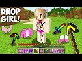 How to MINE GIRL and GET GIRL DROPS in Minecraft ? SECRET BABY GIRL ITEMS !