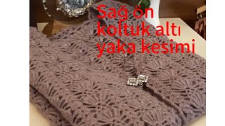 Midye Kabuğu Yelek Sağ Ön Koltuk Alti Yaka Kesi̇mi̇