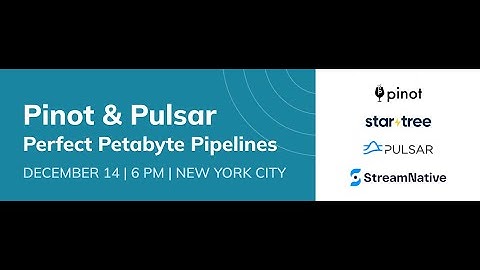 Introduction to Real-Time Analytics with Apache Pinot: David G. Simmons @ StarTree