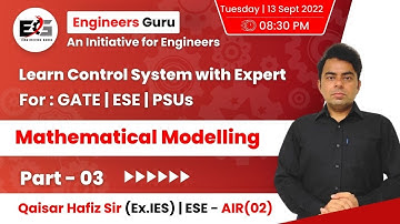 Control System Part 03 for EE/EC/IN by Qaisar Hafiz Sir ESE AIR-O2 #engineers_guru #ssc #gate #ese