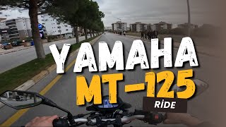Yamaha Mt-125 On The Road I Denizli I Going To Home