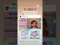 DEAR UNICORN Daily Double Giveaway #7