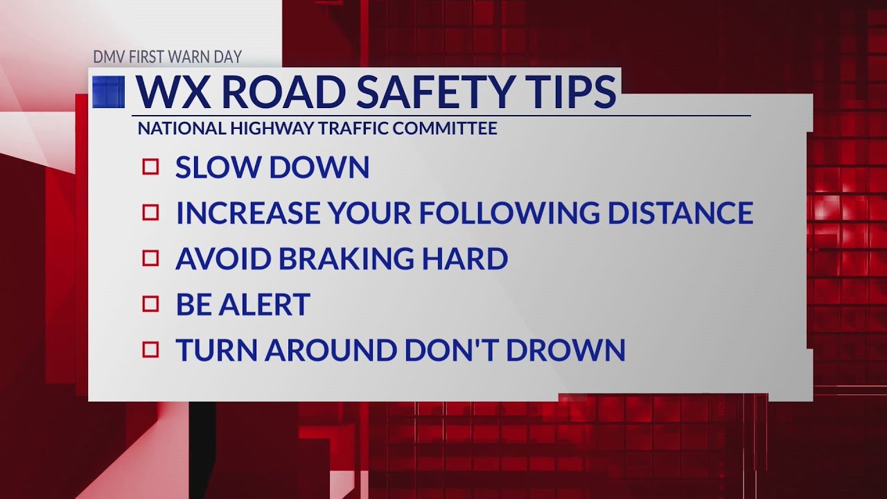 Drivers encouraged to use caution on wet, icy roads - YouTube