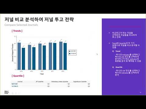   JCR 저널 임팩트 팩터부터 저널 정보 마스터