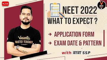 NEET 2022 Expected Date and Application Form, Exam Date & Pattern | Sachin Sir
