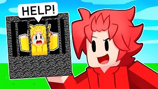 They Trapped Me In A TINY PRISON... (Roblox Bedwars)