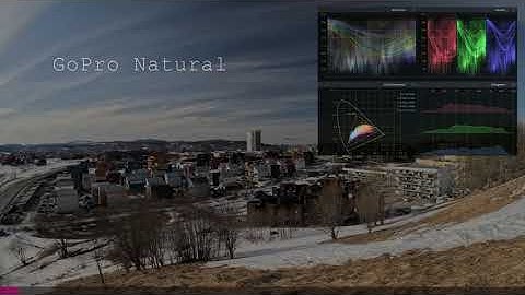 Comparing GoPro Natural, Flat, LOGB=400 and LOGB=800 with offsets