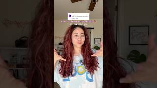 how to refresh RED HAIR at home 🍒 #redhair #redhaircolor #haircolor #wavyhair