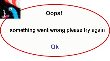 Fix WormsZone App Oops Something Went Wrong Error | Fix WormsZone went wrong error |PSA 24
