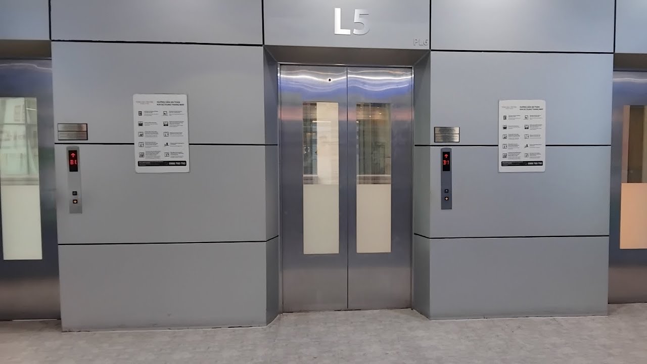 Thang máy Mitsubishi tại TTTM Vincom Bà Triệu