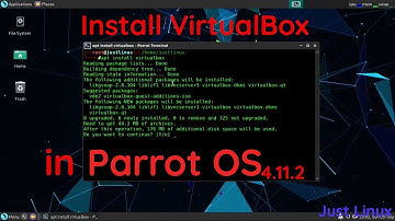 How to Install VirtualBox in (Parrot OS 4.11.2) - Just Linux