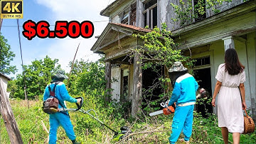 Female CEO Left the City 😲 Bought Abandoned House for $6.500 and Transformed It!