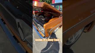 Beautiful slammed 1970’s Chevrolet square body truck.