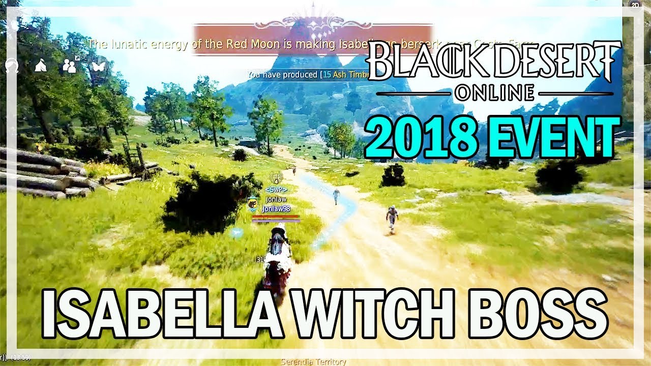 køn krak vand blomsten Black Desert Online - Isabella the Witch World Boss 2018 Event - YouTube