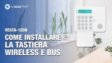 Come installare la tastiera wireless e BUS - VESTA-125N | By Demes