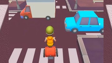 Paper Boy Race 🛵💯 All Levels Gameplay Walkthrough New Android, ios game