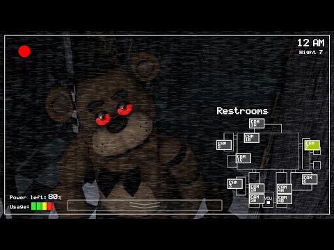 I made the FNaF 1 menu using Movie Freddy Fazbear. : r