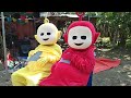 VIDEO Badut Teletubbies Laa-Laa Po SARAPAN Dulu Gaes Biar Kuat Goyangnya ALLAHUL KAFFI OM KANJENG