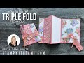 🔴 Triple fold fun fold card making technique