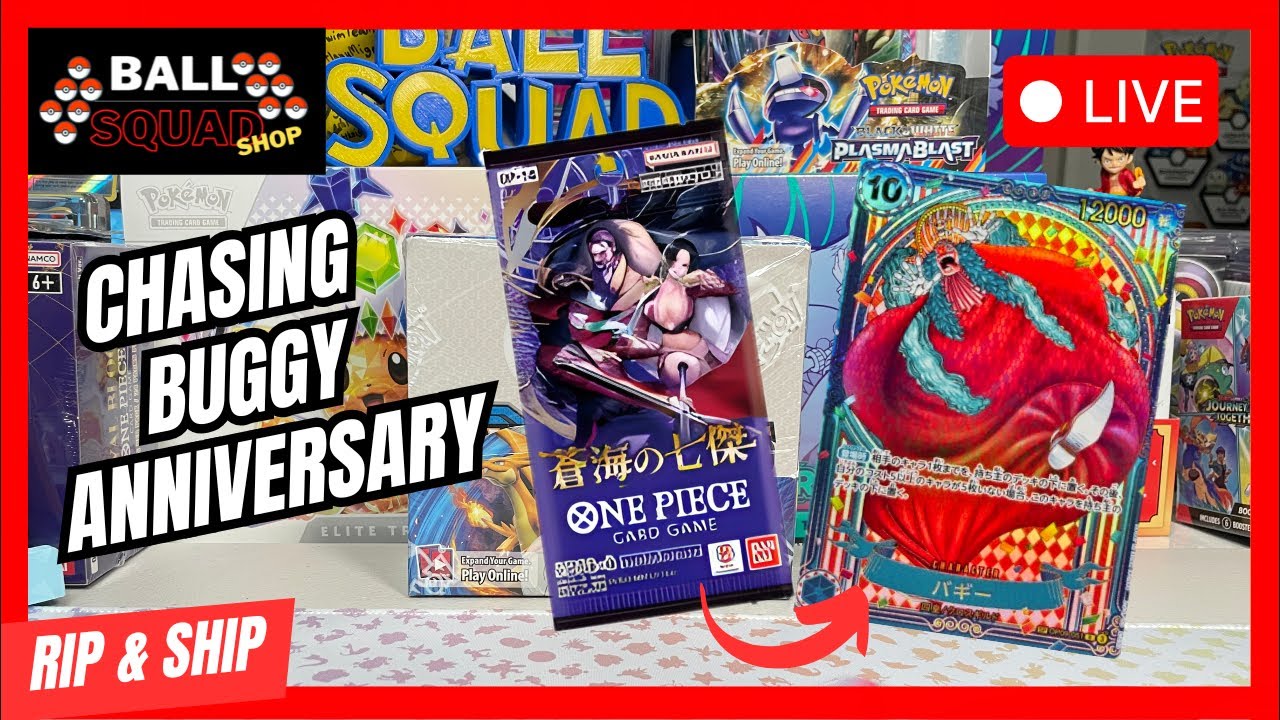 🔴 ONE PIECE GOD PACK BUGGY ANNIVERSARY OP-14 EB-04 RIP TILL YOU HIT PHANTASMAL FLAMES GUNDAM
