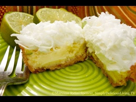 Key Lime Coconut Goat Cheesecake