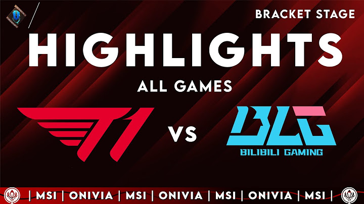 T1 vs BLG ALL GAMES Highlights | — Quarterfinals — MSI 2025 | T1 vs Bilibili Gaming by Onivia