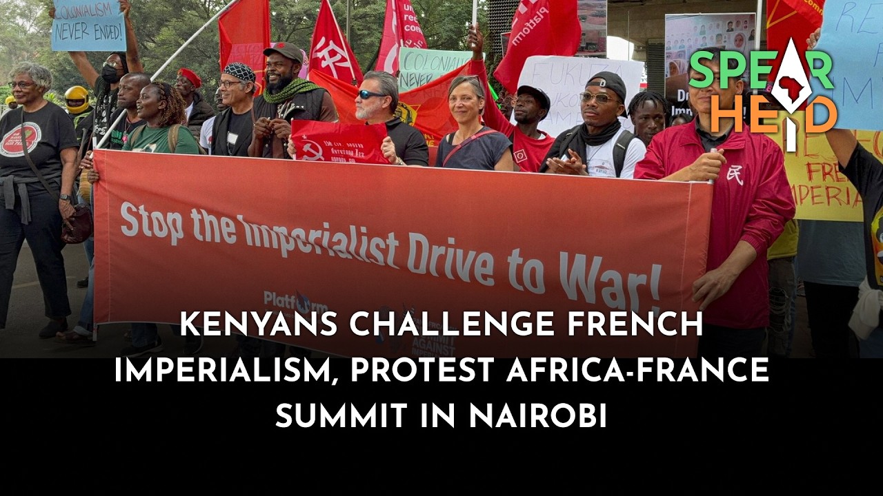 ⁣Kenyan Youths Challenge French Imperialism | Protest Africa-France Summit In Nairobi, Kenya