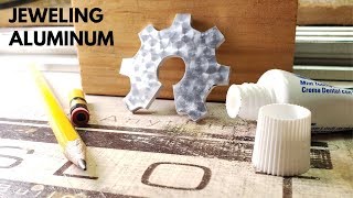 Jeweling Aluminum  - with a Pencil Eraser and Toothpaste