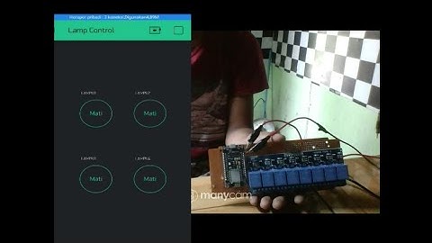 menyalakan lampu rumah dari jarak jauh dengan android + nodemcu