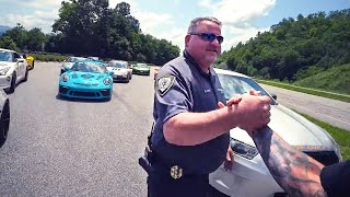 COP PULLS OVER 9 SUPERCARS AT ONCE!  *ACE SPADE DAY 4*