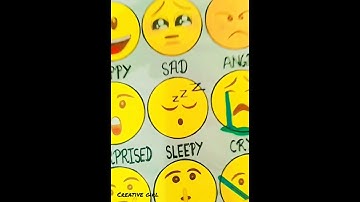 Face Expressions😍😍|| Easy Tlm for class1st to 5th|| #tlm  #crafts #easyideas