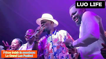 PRINCE INDAH live performance at Mombasa Le Grand Luo Festival  #ohangla #luolife #luomusic