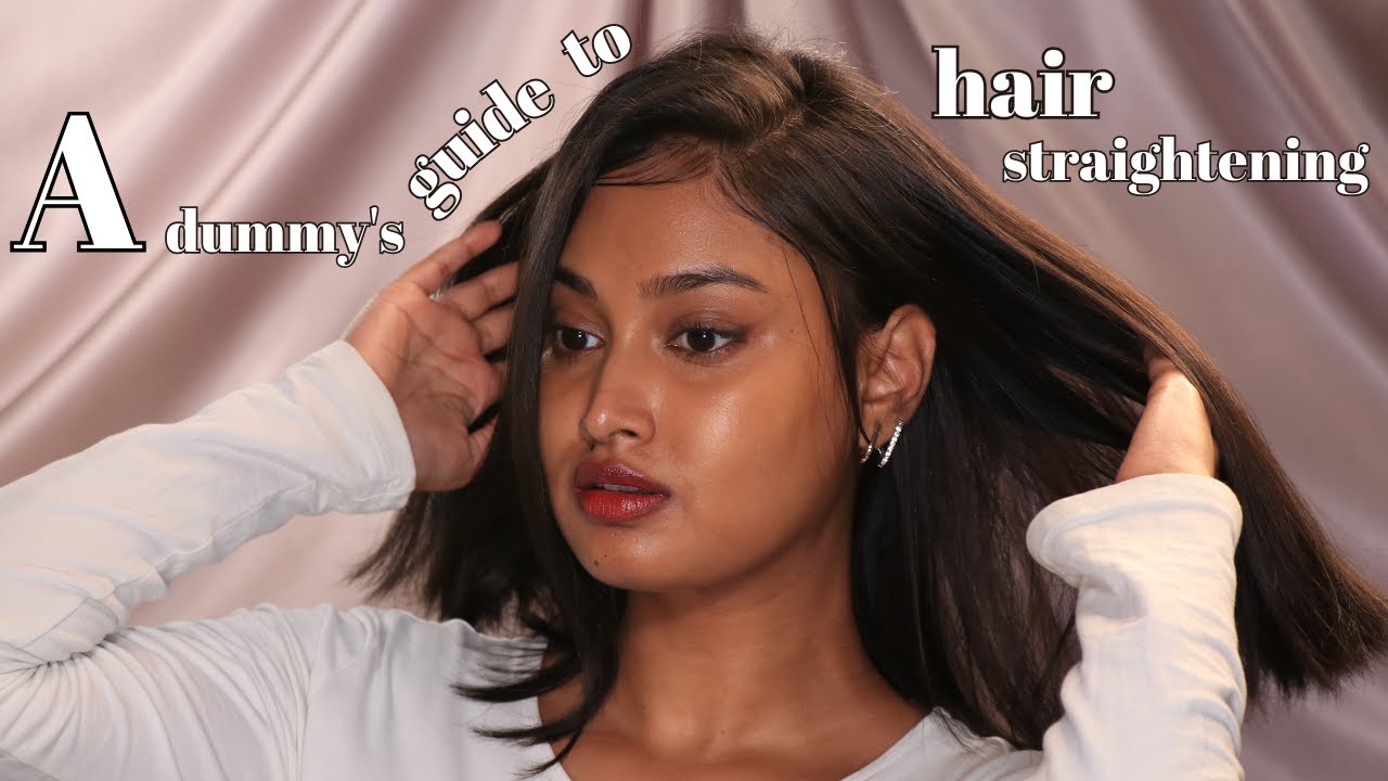 Kpop inspired *pin straight* hairstyle (my hairstraightening routine