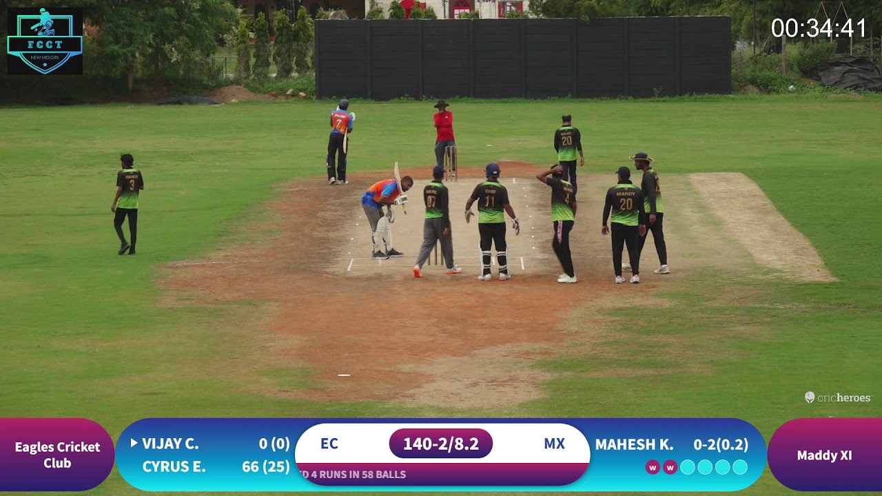 MADDY XI VS EAGLE CRICKET CLUB || FCCT SEASON 80