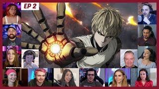 One Punch Man Season 1 Episode 2 Reaction Mashup | ワンパンマン Ep 2