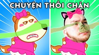 Ôi, Wolfoo Bị Thối Chân! Giải Quyết Thế Nào Đây? | Bắt Chước Hoạt Hình Wolfoo | Wolfoo Parody