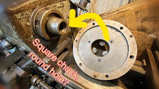 How to manufacture a new chuck backplate for the lathe! Basic guide for turning a new taper adaptor