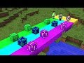 THE PALS RAINBOW LUCKY BLOCK RACE! (Denis vs. Alex Minecraft)