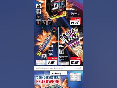Lidl Feuerwerk Preise 2023/24 Sortiment feuerwerk firework lidl 