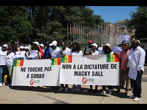 VIDEO Les Sénégalais manifestent devant le siège des Nations Unies à Genève