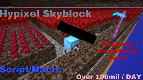 Hypixel Skyblock Script // Hypixel Skyblock (Netherwart/Carrot/Wheat/Potato)