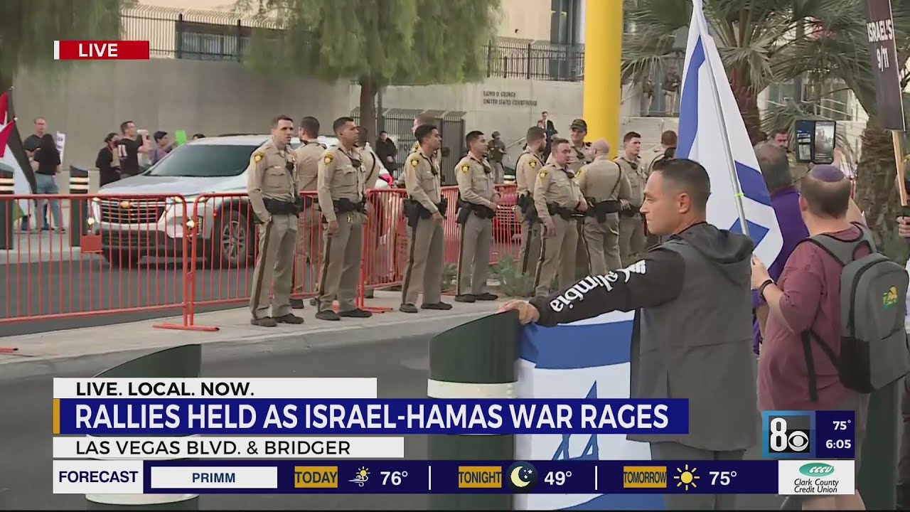 Is This a Real Video of Israeli Flag Displayed on the Las Vegas