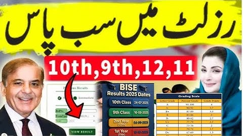 Good News 10th class result 2025 | 9th class result | 11th ,12th Result 2025 | Inter result 2025