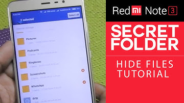 How to Hide Files and Folders Secretly Using Fingerprint Sensor | Redmi Note 3 Tutorial