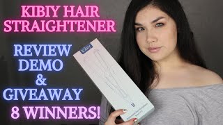 Kibiy Hair Straightener Review &amp; Giveaway | 8 WINNERS | CLOSED