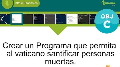 POO + funciones + Objective C (santificacion del vaticano)