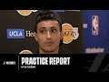 Kyle Kuzma says he is ready to bring the energy and defend at a high level | Lakers Practice