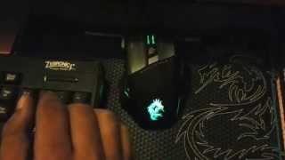 Dragon War THOR ELE - G9 gaming mouse unboxing and demo